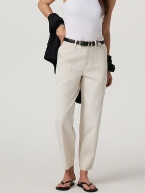 Vuori Anza Twill Pant in Cream